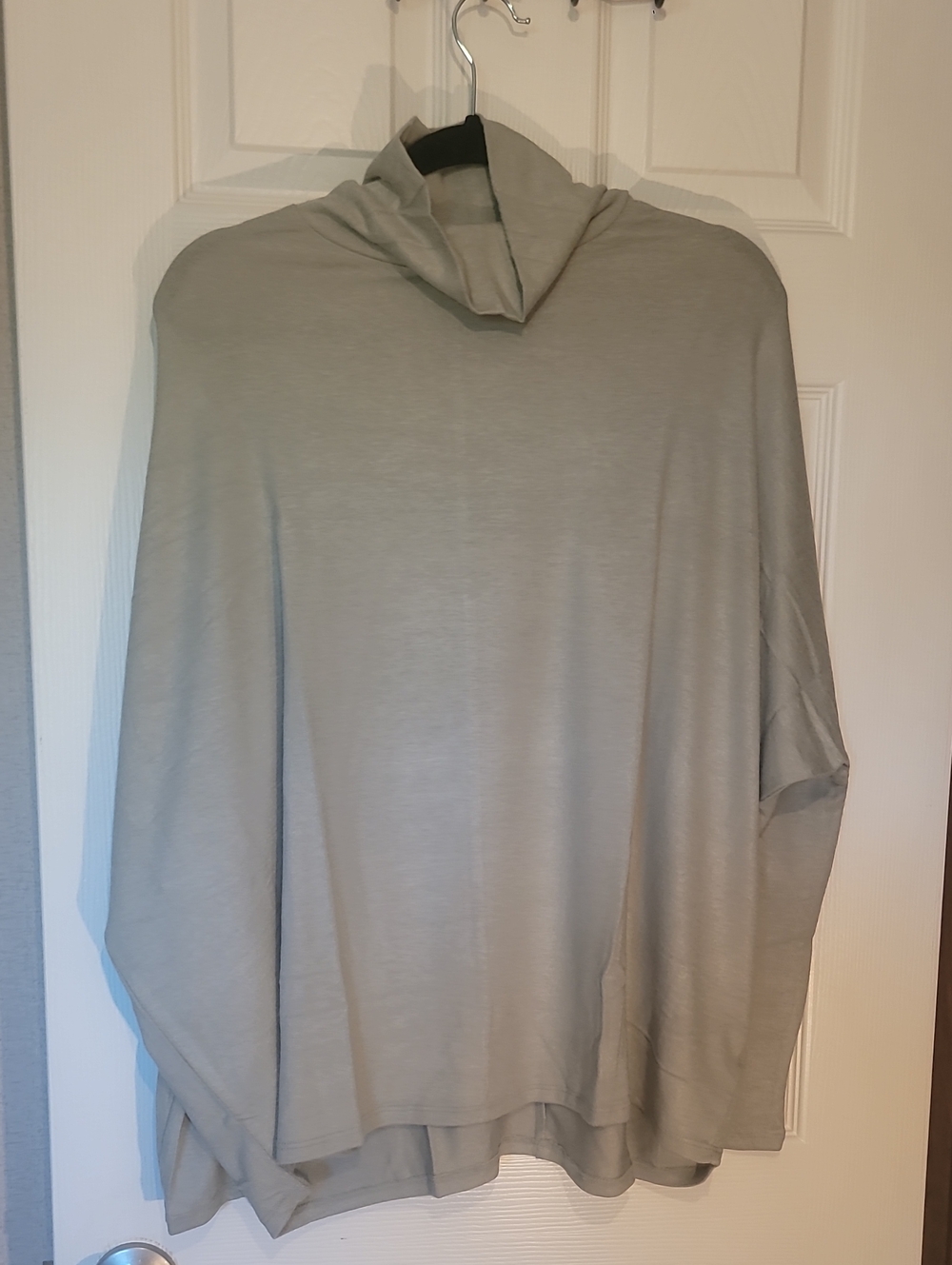 Double Zero Light Gray Cowl Neck Sweater
